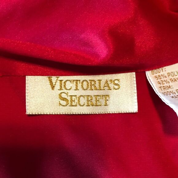 Victoria’s Secret red sleep dress. Long sleeves‎ - Picture 3 of 11